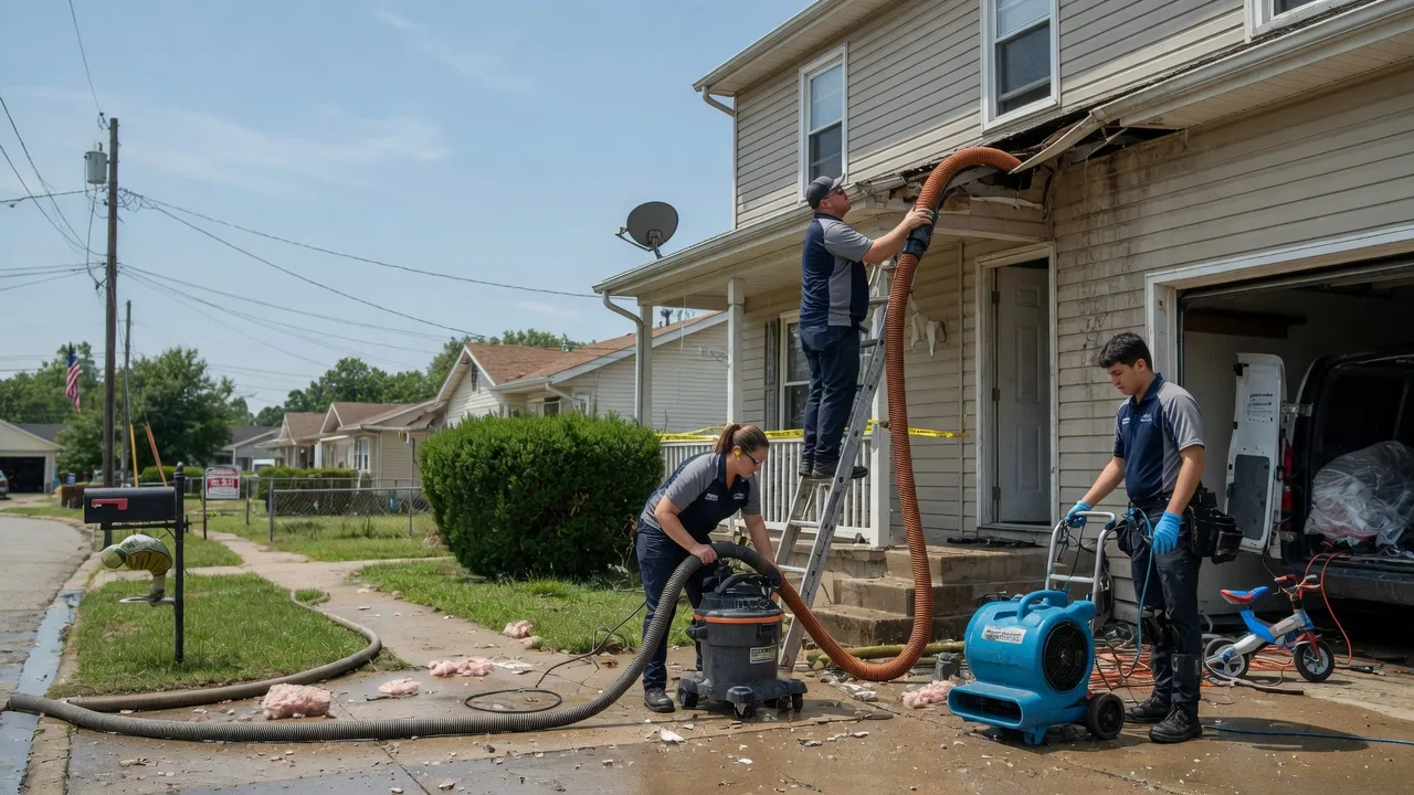 Water Damage Restoration in Meriden, KS near me
